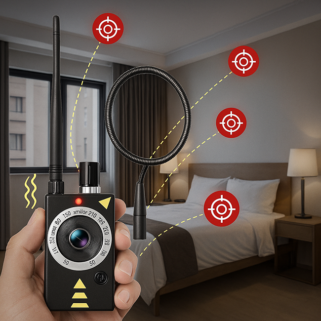 Böcek Dinleme Cihazı ve Gizli Kamera Tespiti || BB360