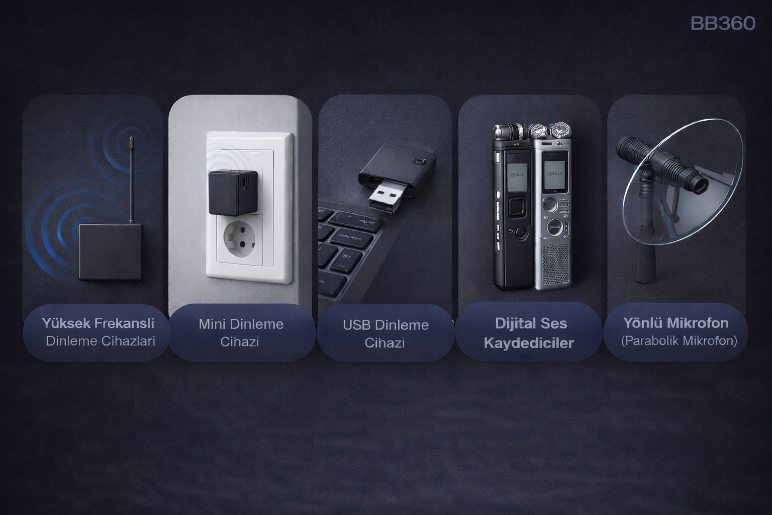 Dinleme Cihazı Türleri || Böcek Bulma 360